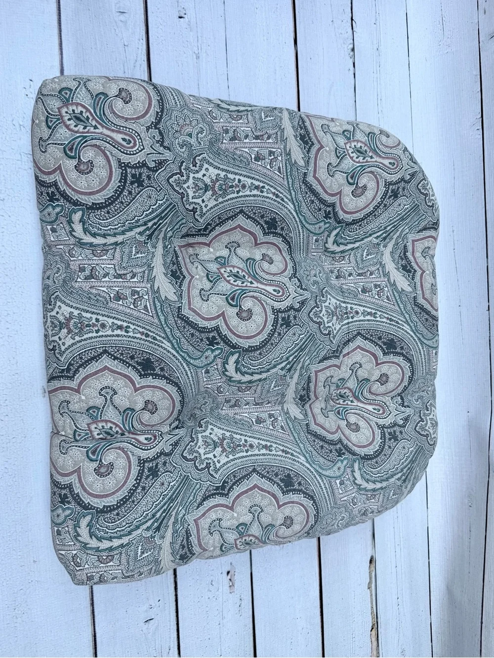 VINTAGE Set of 2 Storehouse Paisley Chair Cushions